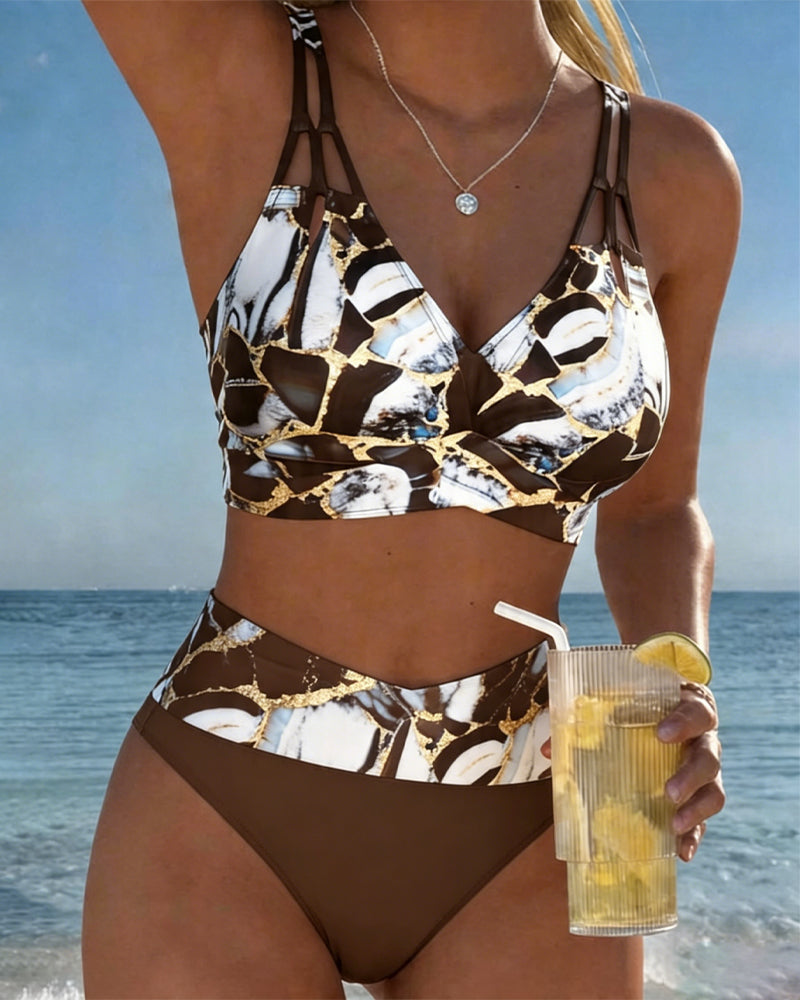 Valeria · Bikini de Tirantes con Detalle Calado