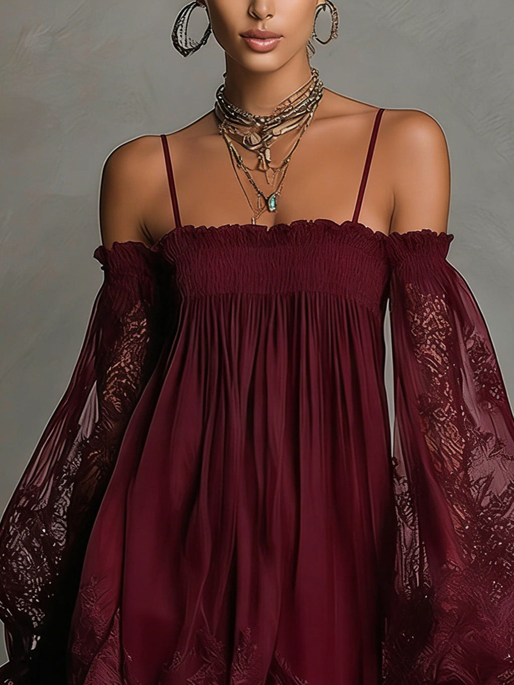 Noemi – Vestido Mini Chiffon
