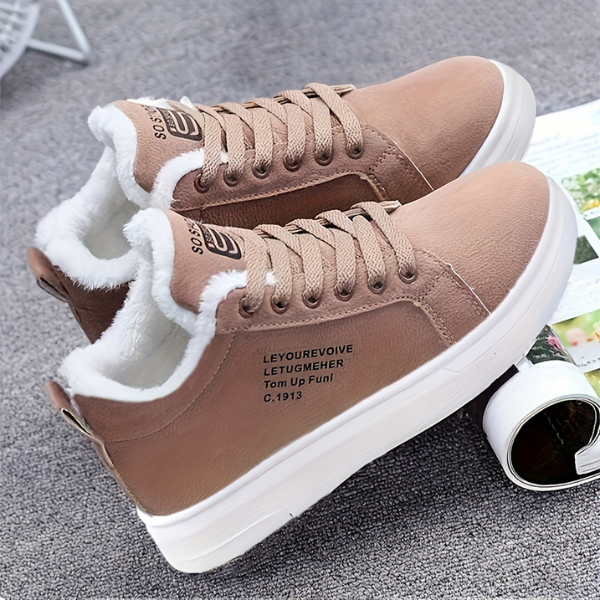 PLUSHPRINT  | Zapatillas térmicas casual de mujer