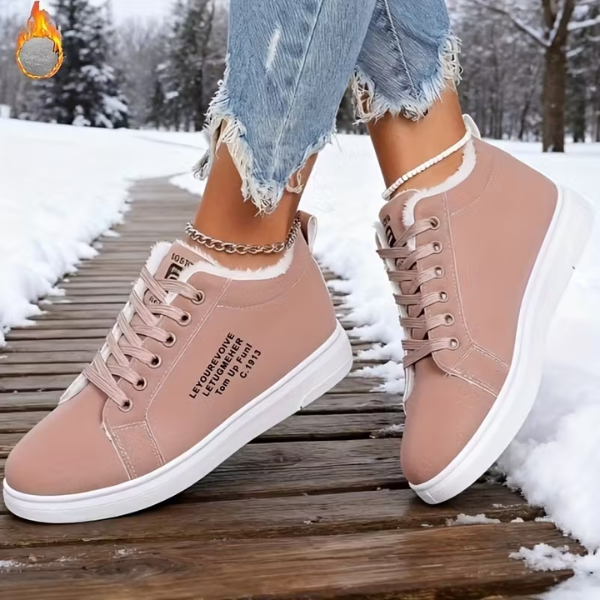 PLUSHPRINT  | Zapatillas térmicas casual de mujer