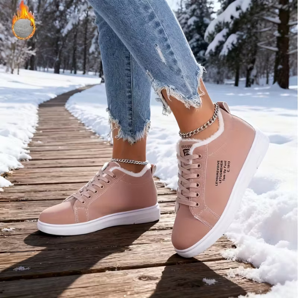 PLUSHPRINT  | Zapatillas térmicas casual de mujer