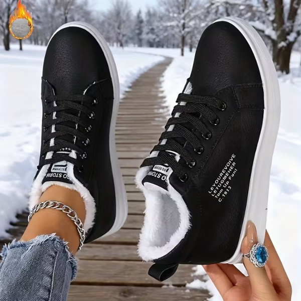 PLUSHPRINT  | Zapatillas térmicas casual de mujer
