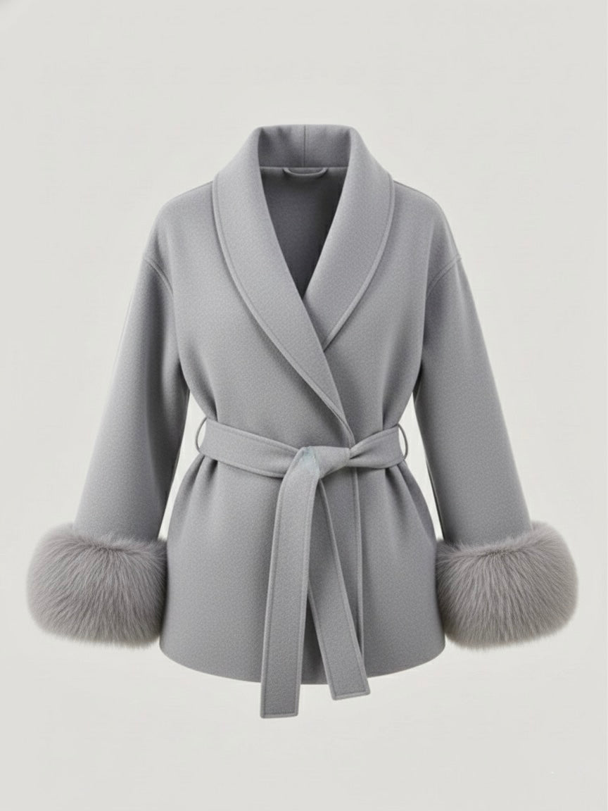 ARCTIC GRACE | Abrigo elegante de lana