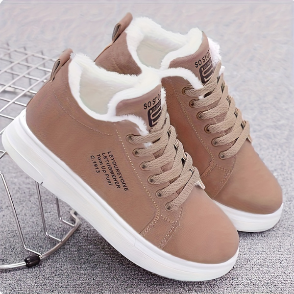 PLUSHPRINT  | Zapatillas térmicas casual de mujer