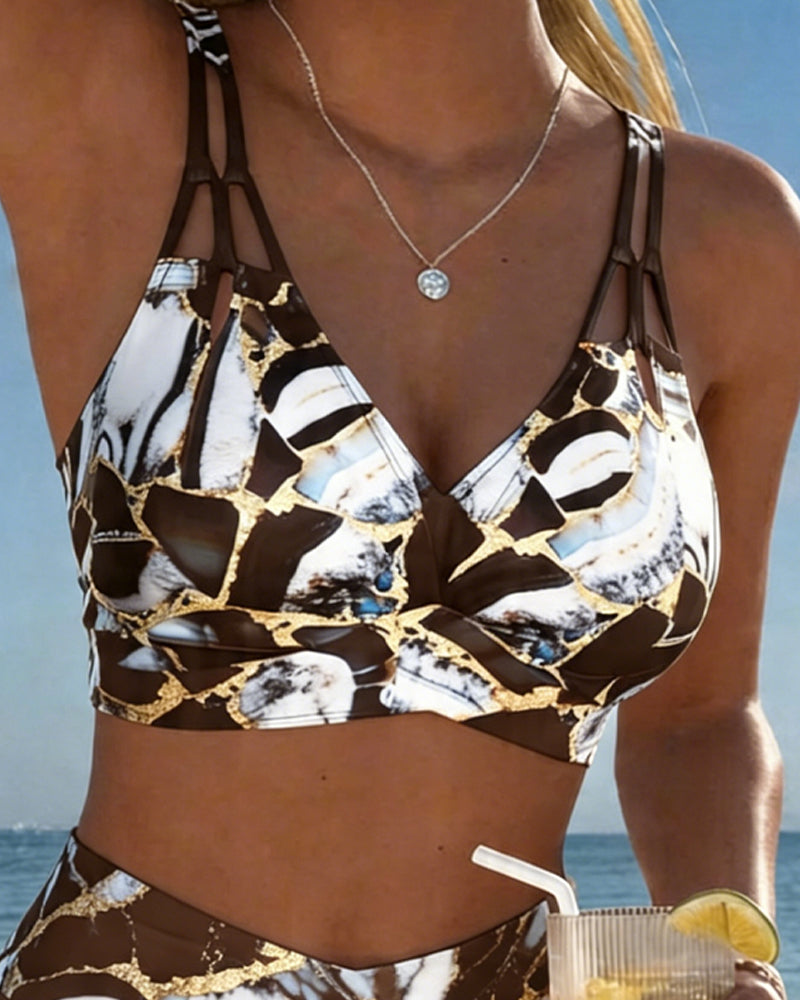 Valeria · Bikini de Tirantes con Detalle Calado