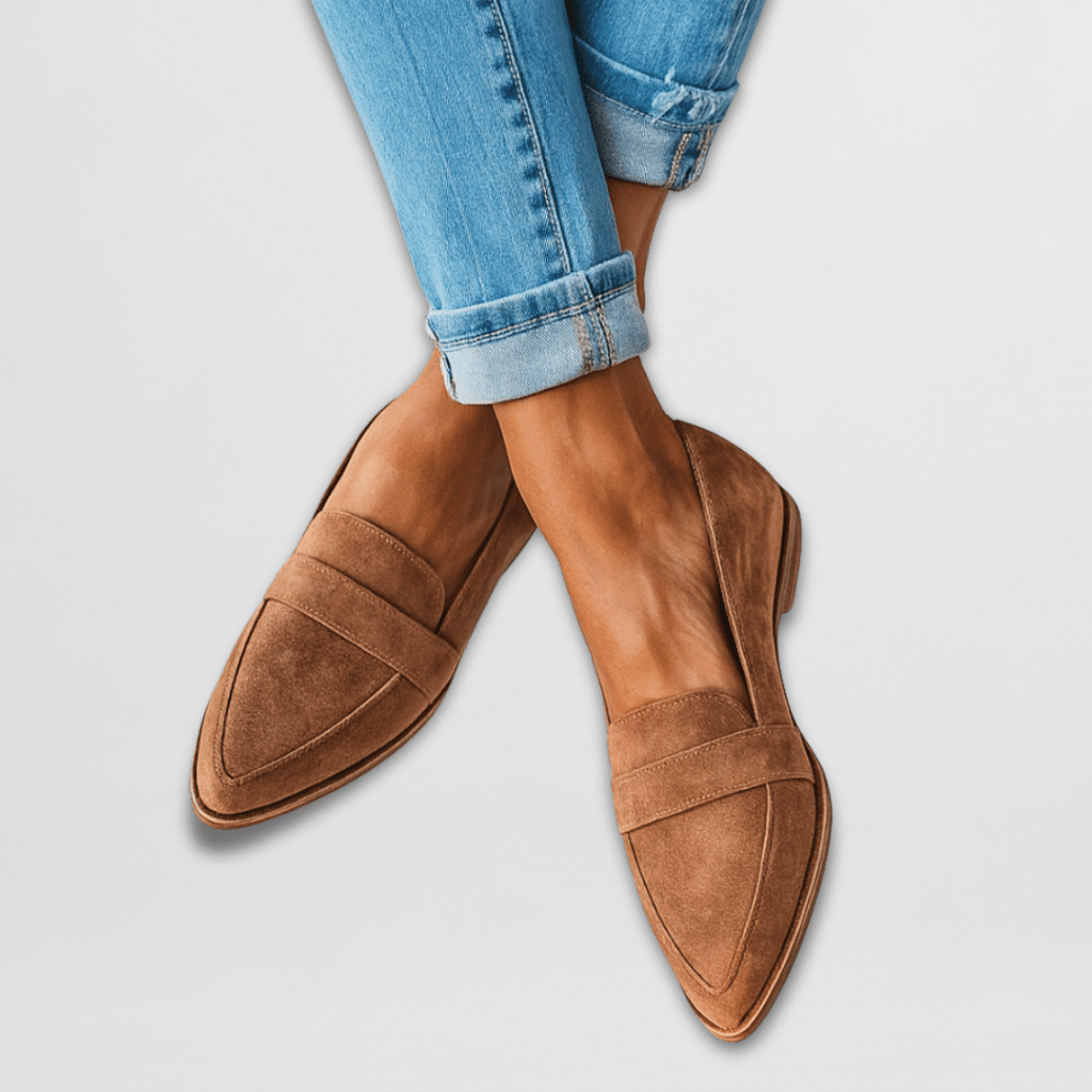 Helen | Pantuflas ortopédicas de ante suave
