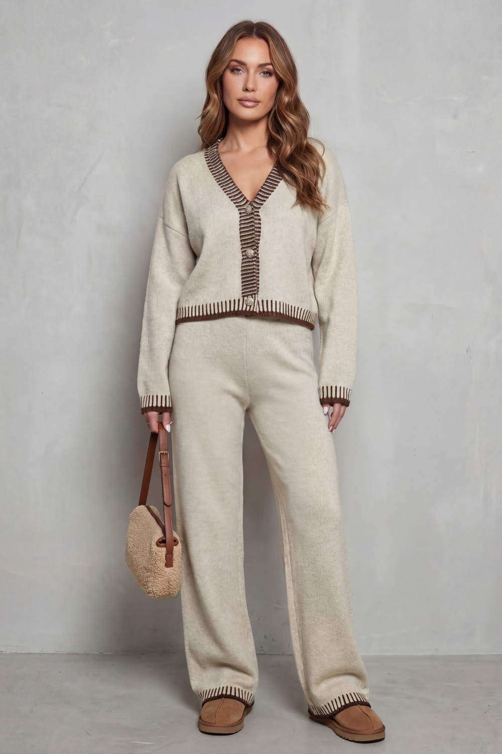 Cerivelle Conjunto de punto cómodo y elegante