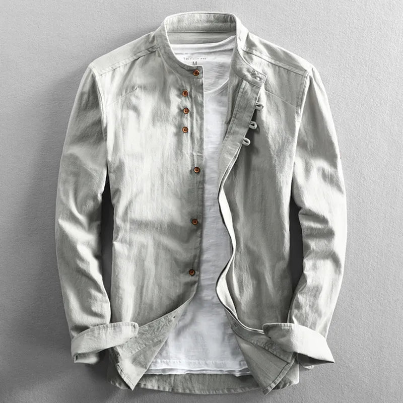 Takumi | Camisa minimalista de cuello japonés