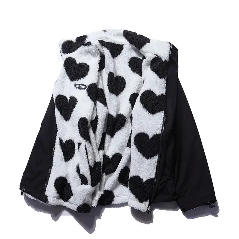 Katharina | Chaqueta reversible con corazón