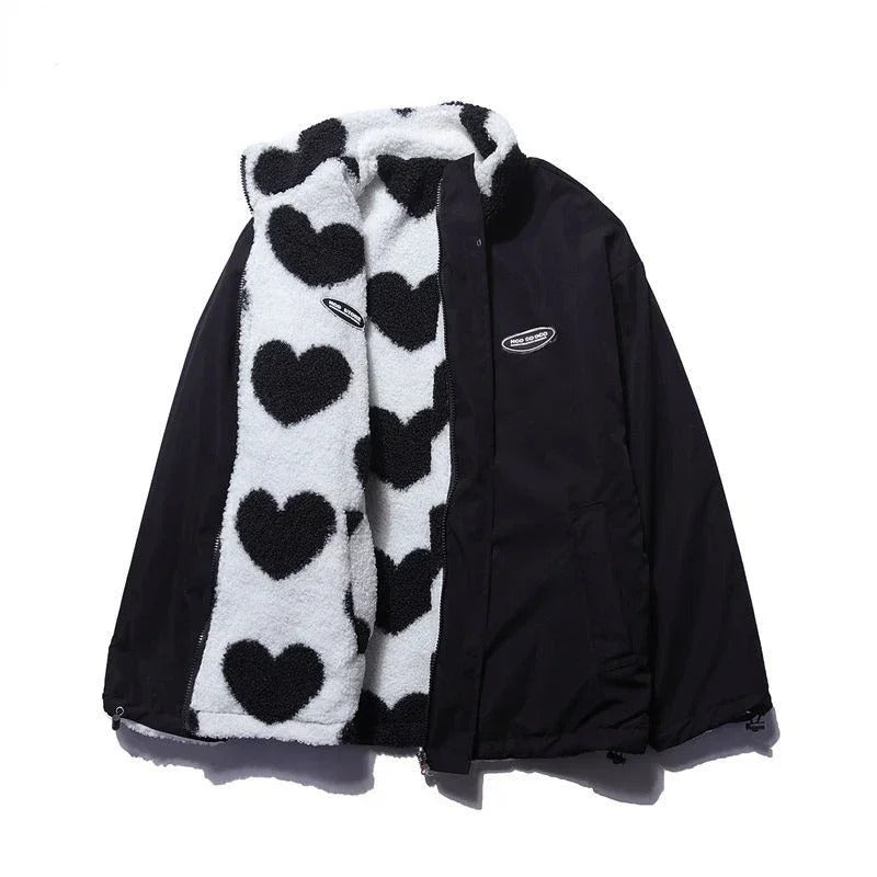 Katharina | Chaqueta reversible con corazón