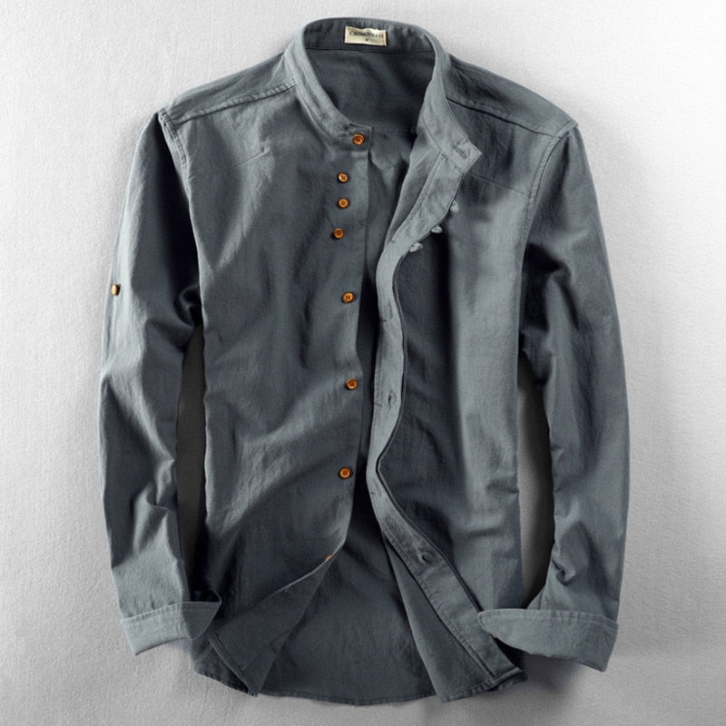 Takumi | Camisa minimalista de cuello japonés