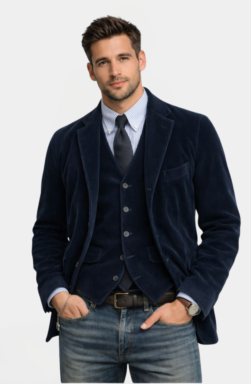 Tommy | Conjunto 2 piezas: Blazer + Chaleco
