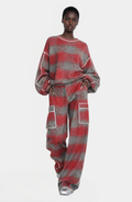 ASCEND | Conjunto Cuadros Rojo y Gris Streetwear