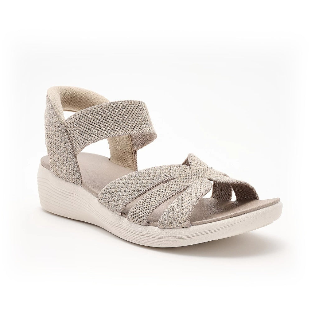 Sofía · Sandalias de Cuña con Tejido Elástico